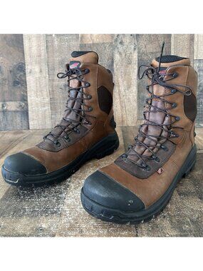 Red Wing 2438 Plain Toe Waterproof Lace Up Work Boots Mens 14 D